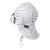 Sterntaler Baby Boys' Flapper Cap (Flapper) - White Not Applicable,