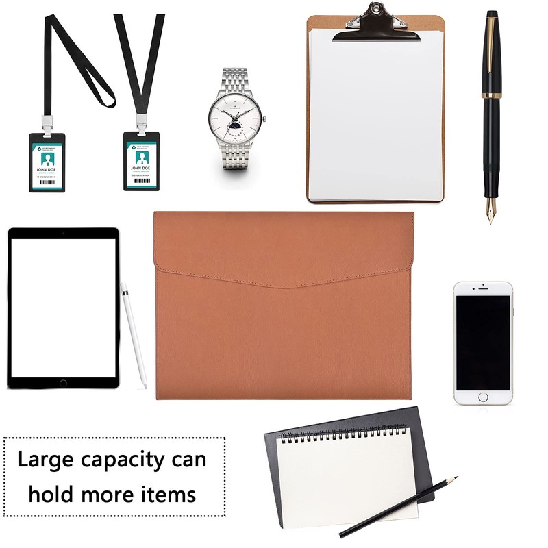 Document Bag A4 Business Conference Folder Leather File Folder Briefcase