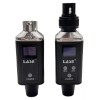 LASE UHF Wireless Microphone System XLR Mic Adapter 48V Transmitter