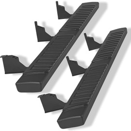 Perfit Liner Running Boards for 2005-2023 Toyota Tacoma Access Cab (2 Full Size & 2 Narrower Rear Doors) Black Aluminum Alloy Side Steps Rails Nerf Bars 6.5"