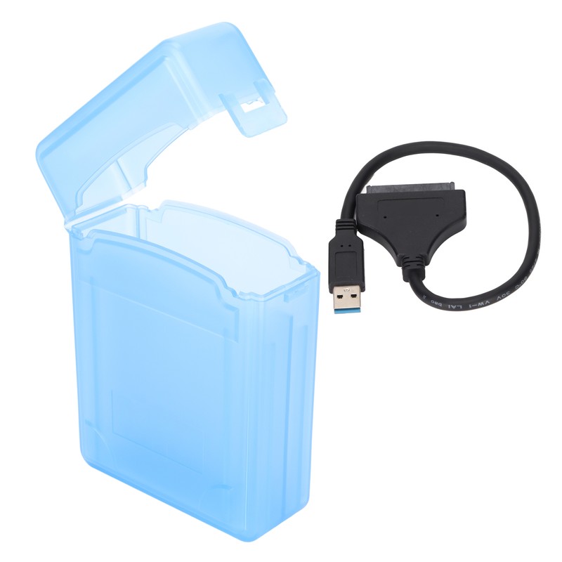 SATA to USB 3.0 Adapter with 2.5in Protective Box Blue