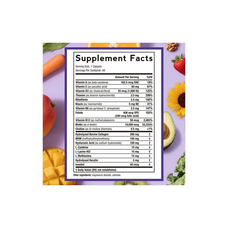 Biotin 10000 Mcg Doctor's Recipes Cabello Piel Uñas