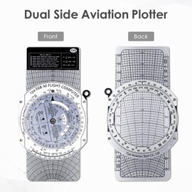 E6B Metal Flight Computer Aviation Plotter Circular Slider Used in Aviation Training
