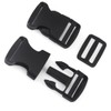 10 Pack 32mm Plastic Side Release Buckle Clips, Replacement Buckle