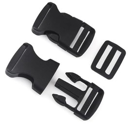 10 Pack 32mm Plastic Side Release Buckle Clips, Replacement Buckle Snaps Backpack Clips Buckles Clips for Luggage Rucksack Back Webbing Strap