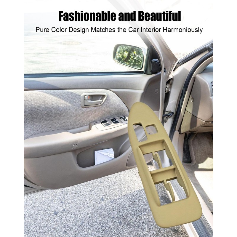 ULZOZN Window Switch Bezel Trim Fit for Toyota Camry CE