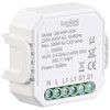 Luminea Home Control WiFi Schalter: 4er-Set WLAN-Unterputz-Lichtschalter,App, für Siri, Alexa&Google