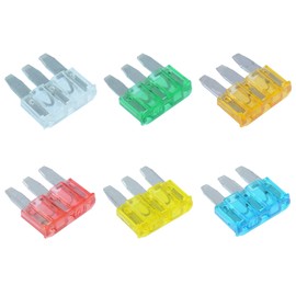 30 x Micro3 Blade Fuse Assortment Pack Kit 5A 10A 15A 20A 25A 30A Auto Car Van Bike