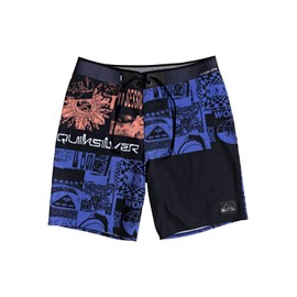 Quiksilver Men's Highline Rave Wave 19 Boardshorts,32,Black