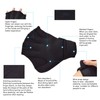 2Pcs Swimming Webbed Gloves Open Fingers Adjustable Swimming Training Gloves