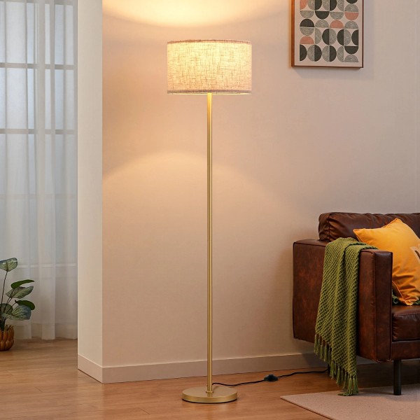 DEWENWILS EDISHIN 63.6'' Standard Floor Lamp With Remote Control Includes
