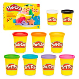 Play-Doh Favourite Colour Pack of 9 Cans, Children's Arts & Crafts