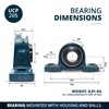 1 PCS - UCP 205 / NP25 25mm bore, Mounted