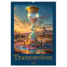 Traumwelten (Wandkalender 2025 DIN A2 hoch), CALVENDO Monatskalender