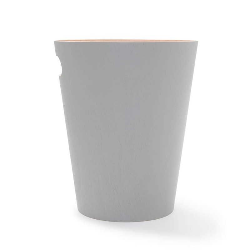 Umbra Woodrow 2 Gallon Modern Wooden Trash Can, Wastebasket, Garbage