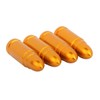 TOMALL Gold Valve Stem Caps Bullet Style for Bike Motorcycle