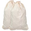 Simple Houseware Extra Large Natural Cotton Laundry Bag, Beige (28"