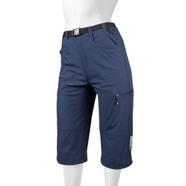 AERO|TECH|DESIGNS Women's Bicycle Commuter Pedal Pusher Capris, Color Navy, Size X-Large