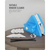 Adjustable Magnetic Window Cleaner Refill,BAFFECT 10 Sets Replacement Pads and