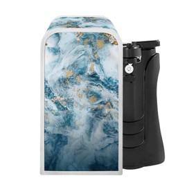 TODIYADDU Marble Print Can Opener Dust Cover Novelty Electric Can Opener Cover with Simple Organization Small Kitchen Appliance Covers for Women Men Dust Protection Stain Resistant Holiday Gifts