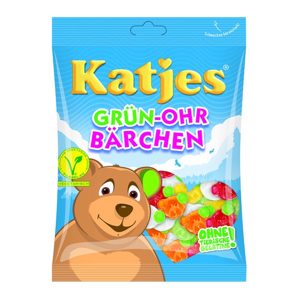 Katjes Green Ear Bears - Pack of 2
