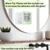 Waterproof Hanging Wall Clock Shower Timer, Large Digital Bathroom Alarm