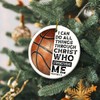 Adorno de cerámica de baloncesto