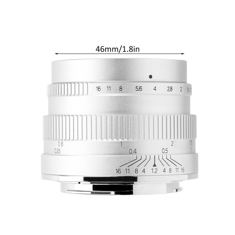 NEWYI 35mm F1.2 E Mount Large Aperture Portrait Manual Lens