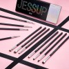 Jessup Kit 11pcs De Brochas Delineadores De Ojos,t324