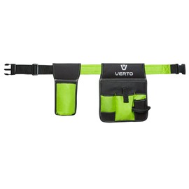 VERTO Garden Belt with Bum Bag, with Clip Closure, Garden Belt with 6 Pockets, Tool Bag, Tool Belt, Work Belt, Garden Tool Belt