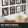 Emfogo Vinyl Record Frame Wall Front Opening, 3-Pack Album Frames