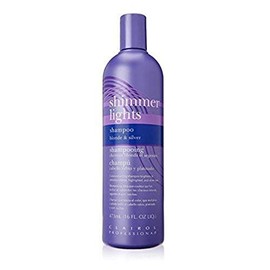 Clairol Shimmer Lights Shampoo, For Blonde And Silver Hair (16 oz / 473 ml)