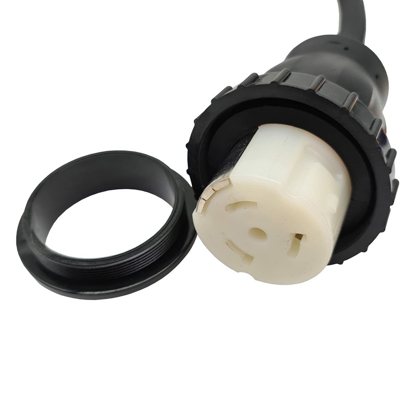 Parkworld 63838 RV 30A Male Plug Splitter to Shore Power