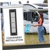 TEHAUX Rectangle Louvered Air Vent Cover for Rv Central Air