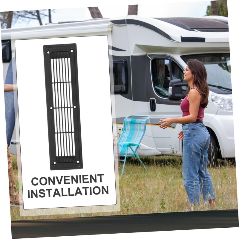 TEHAUX Rectangle Louvered Air Vent Cover for Rv Central Air