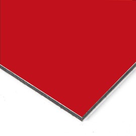 Falken Design Aluminium Composite Panel Red 48 in. x 48 in. x 1/8 in.