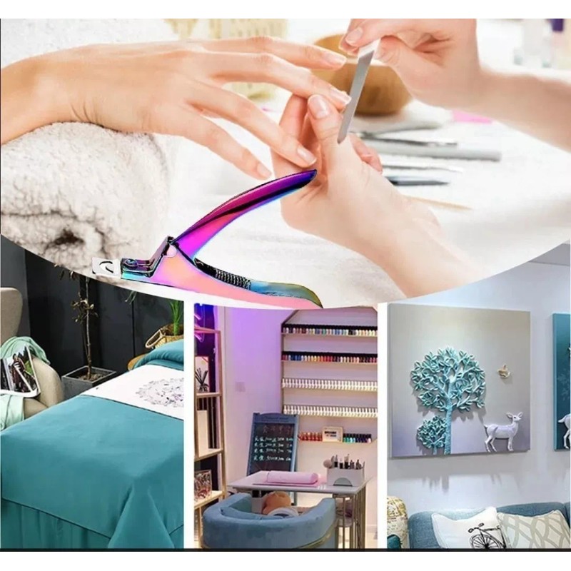 Beauty Tools Corta Tip Camaleon Acero Inoxidable Para Unas Postizas