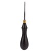 Leathercraft Edger Trimming Tool, Leather Edge Beveller Steel Blade Ebony