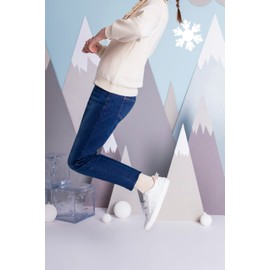 FALKE Kids Comfort Wool socks, 1 pair, UK size 12-2.5 (EU 31-34), Grey, virgin wool mix - Warm wool on the outside, soft cotton on the inside