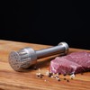 BQWII Stainless Steel Meat Tenderizer Tool with 21 Sharp Needles