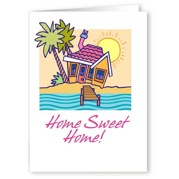 Home Sweet Home New Address Card Pack - 18 Cards and 19 Envelopes
