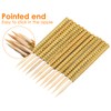 Victhur Candy Apple Sticks 36 Pieces Bling Candy Apple Bamboo