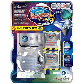 Aqua Dragons |Space Astro Pets Discovery Kit | - Pädagogisches STEM-Spielzeug, Aquarium-Set, einfaches Haustier für Kinder - einschließlich Tank, Futter, Eier, Fütterungslöffel und Pipette