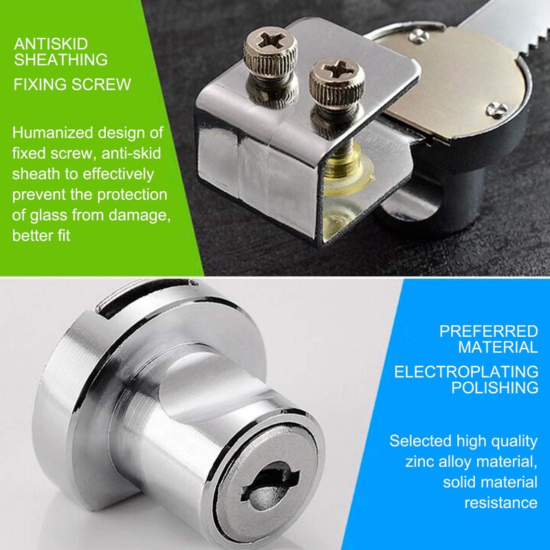 2 Pcs Sliding Door Lock Sliding case Lock Window Lock