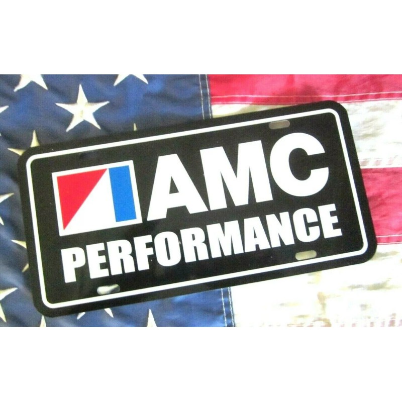 AMC PERFORMANCE LICENSE PLATE TAG 1968 1969 1970 1971 1972
