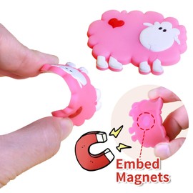 KOPADA Fridge Magnets for Toddlers 1-3 - Refrigerator Magnet for Kids - Kids Magnets Educational Toys - Learning Magnets for Babies, Cute Animal Cartoon Decoration Magnet