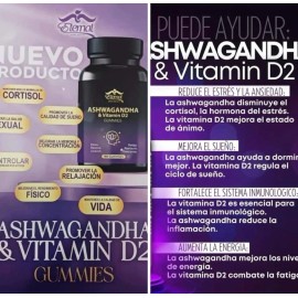 Eternal Spirit Beauty Ashwagandha Vitamin D2 Gummies Eternal