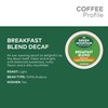 Green Mountain Coffee Roasters Breakfast Blend Decaf, Single-Serve Keurig K-Cup