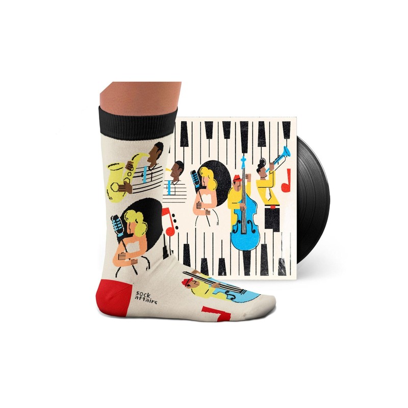 Sock Affairs Jazz It Up Funny Cool Unisex Socks for