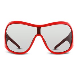 YOGFIT Trendy Oversized Sunglasses for Women Men Y2K Wrap Around Fashion Sunglasses